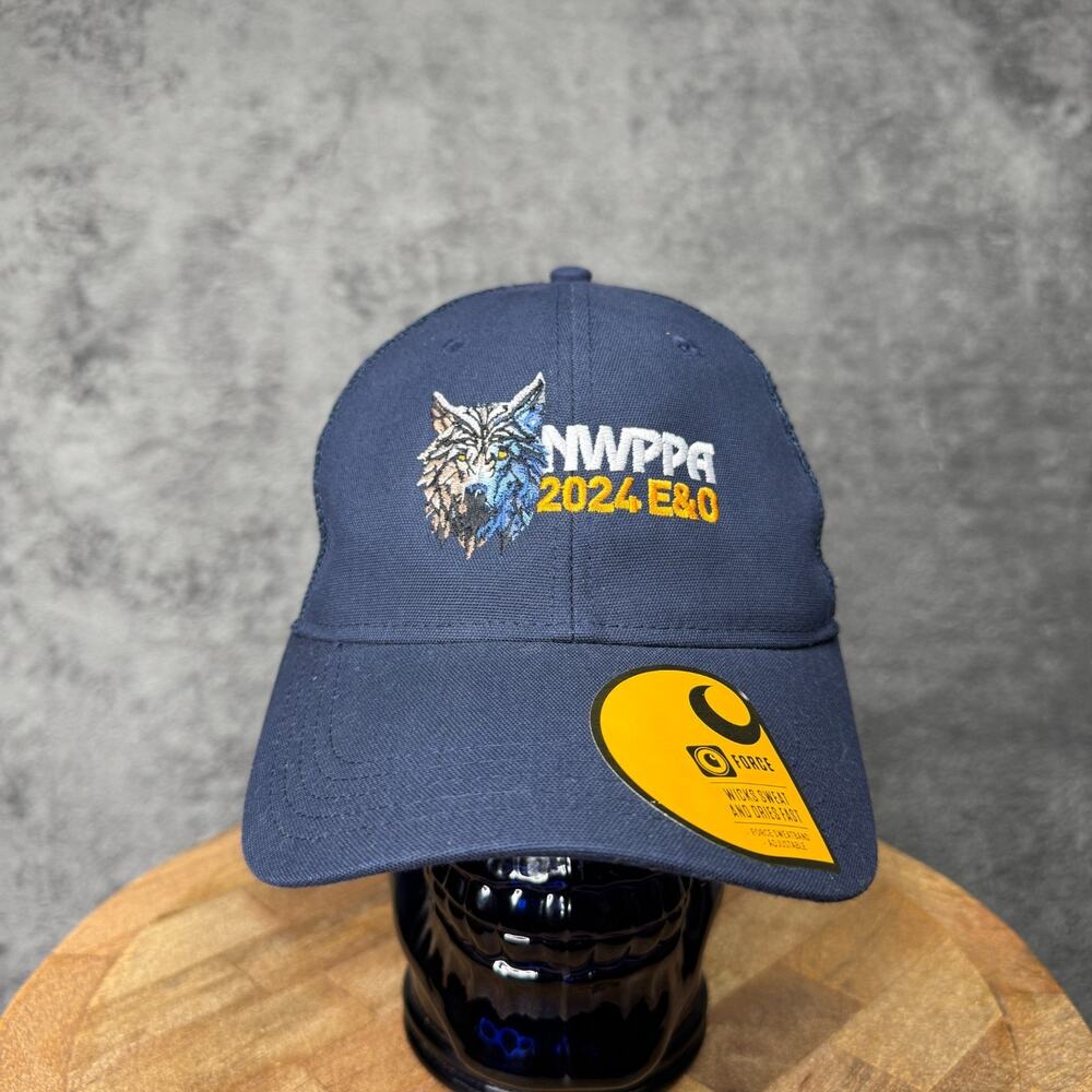 Carhartt AH3056-M Snapback Hat Trucker Cap NWPPA 2024 E&O Blue NEW